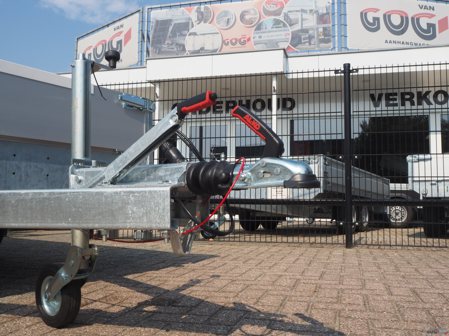 Eduard plateauwagen multitransporter 310x180 1500kg met sledes (zonder oprijplaten) €,- voorraadnummer 18 (7)