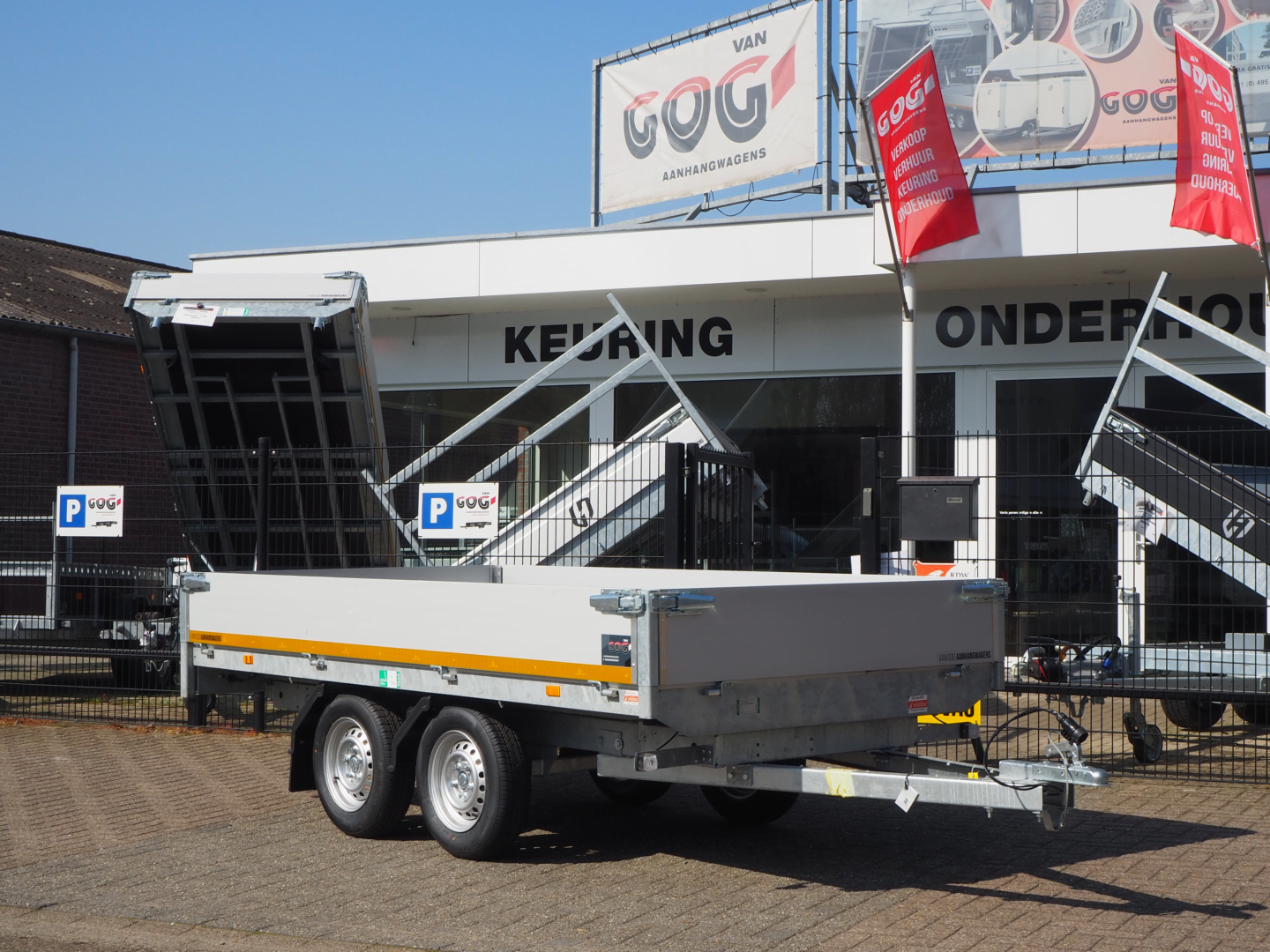 ongeremde Eduard plateauwagen 750kg 310x160 lvh 72 dubbelasser b-keuze voorraadnummer 10 €1600,- excl. 21%BTW (5)