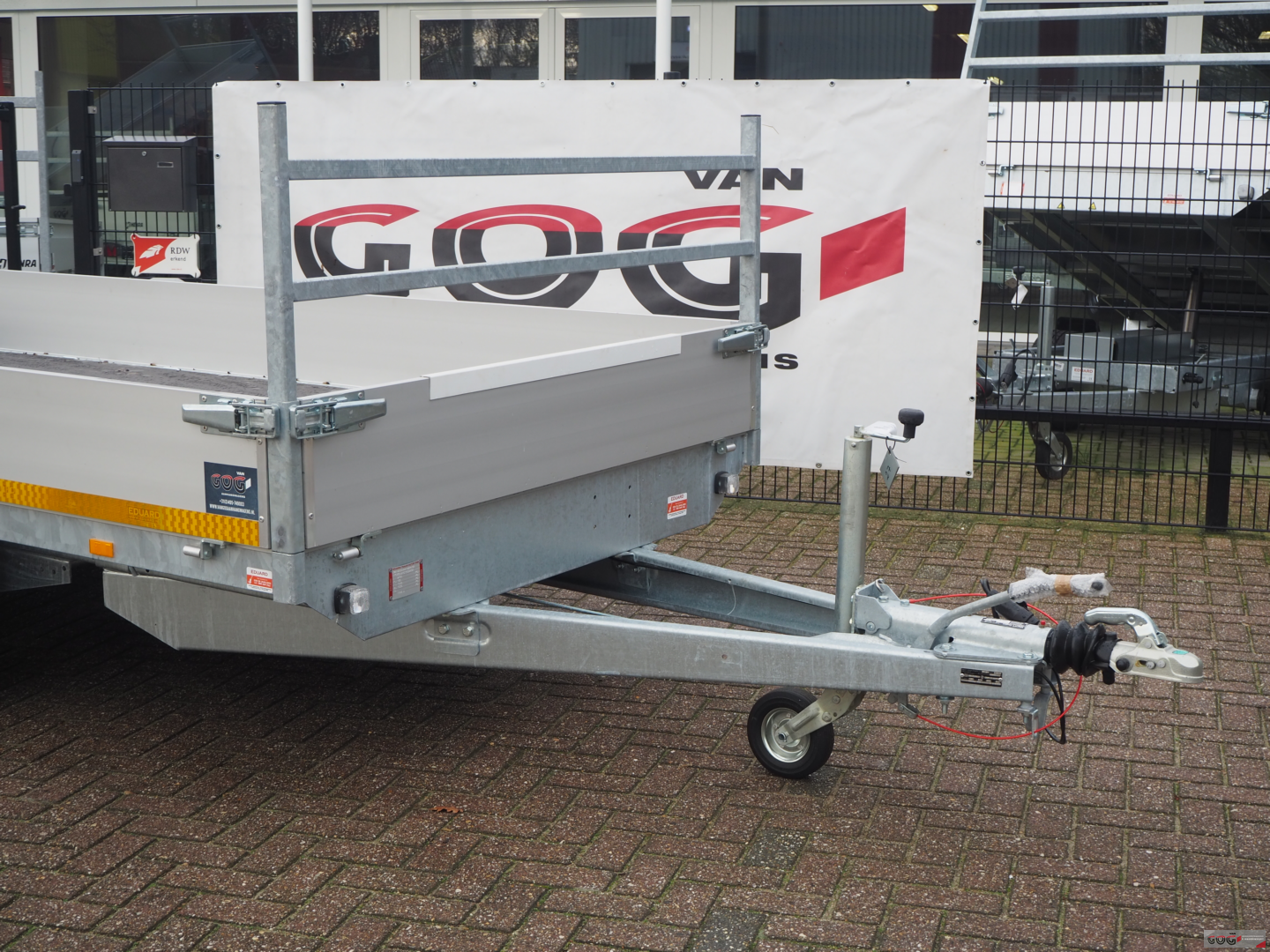 Eduard plateauwagen 406x180 2700kg lvh63cm €2225 ex. btw voorraadnummer 14 (12)