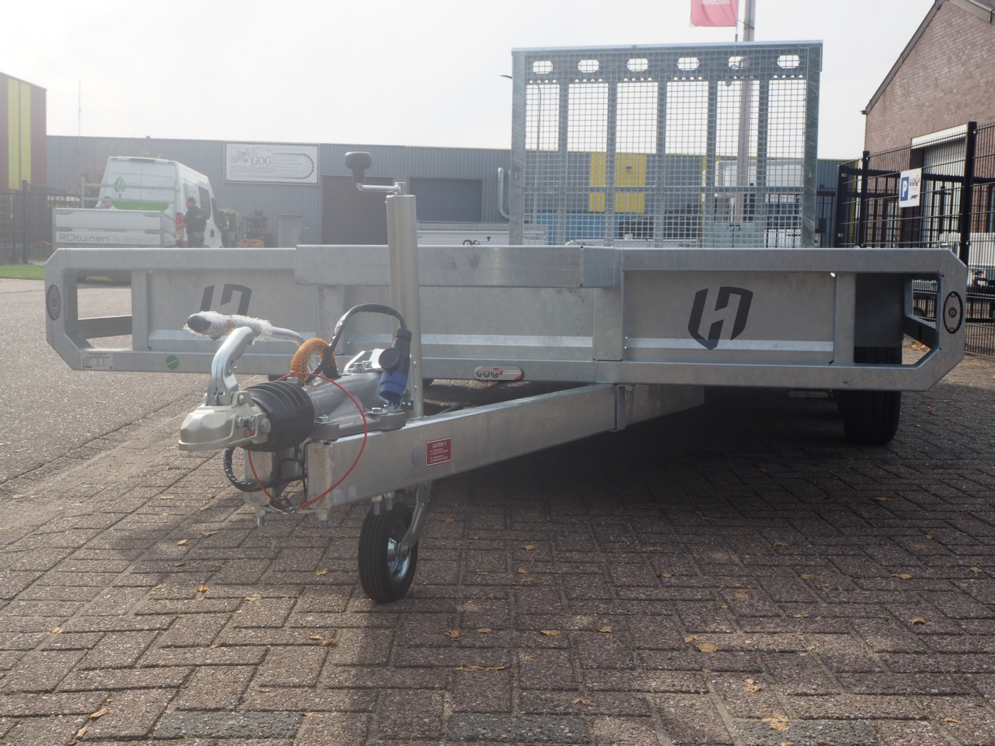 Henra machinetransporter 450x190 3500kg tridem aluminium laadvloer oprijklep 160 ipv 115cm €7200,- excl. 21% BTW (4)